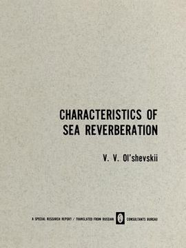 portada Characteristics of Sea Reverberation (in English)