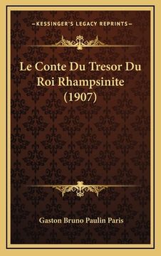 portada Le Conte Du Tresor Du Roi Rhampsinite (1907) (in French)
