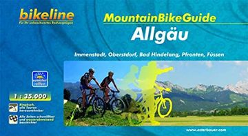 portada Bikeline Mountainbikeguide Allgäu: Immenstadt, Oberstdorf, bad Hindelang, Pfronten, Füssen. 1: 35. 000, 750 km, Gps-Tracks-Download 