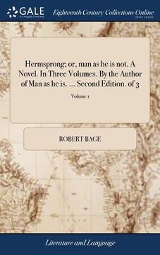 portada Hermsprong; or, man as he is not. A Novel. In Three Volumes. By the Author of Man as he is. ... Second Edition. of 3; Volume 1 (en Inglés)