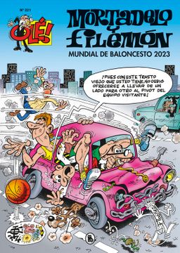 portada Mundial de baloncesto 2023 (Olé! Mortadelo 221)