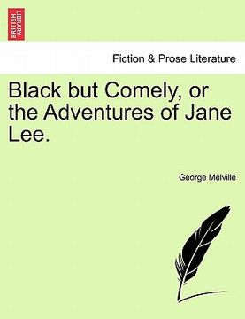 portada black but comely, or the adventures of jane lee.