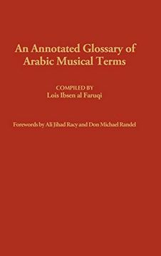 portada An Annotated Glossary of Arabic Musical Terms. (in English)