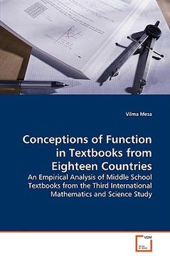 portada conceptions of function in textbooks from eighteen countries (en Inglés)