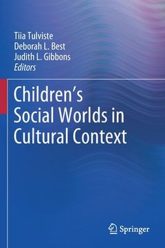 portada Children's Social Worlds in Cultural Context (en Inglés)