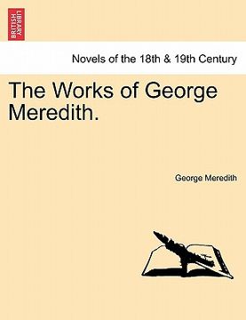 portada the works of george meredith.