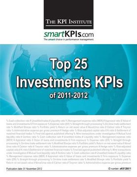 portada Top 25 Investments KPIs of 2011-2012 (en Inglés)
