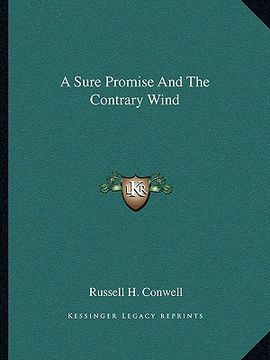 portada a sure promise and the contrary wind (en Inglés)
