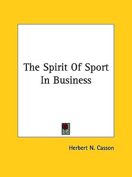 portada the spirit of sport in business (en Inglés)
