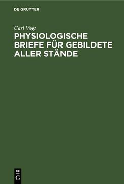 portada Physiologische Briefe für Gebildete Aller Stände (en Alemán)