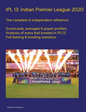 portada Ipl13: Indian Premier League 2020 (in English)