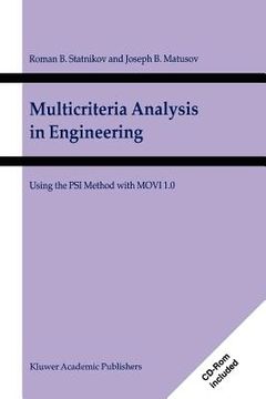 portada multicriteria analysis in engineering: using the psi method with movi 1.0 (in English)