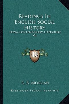 portada readings in english social history: from contemporary literature v4: 1603-1688 (1922) (en Inglés)