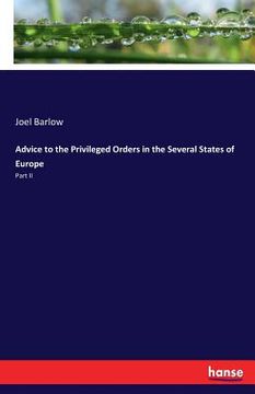 portada Advice to the Privileged Orders in the Several States of Europe: Part II (en Inglés)