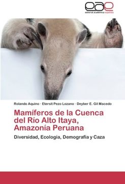 portada Mamiferos de La Cuenca del Rio Alto Itaya, Amazonia Peruana