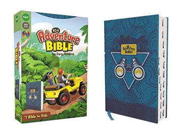 portada Nirv, Adventure Bible for Early Readers, Leathersoft, Blue, Full Color, Thumb Indexed Tabs 