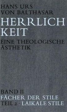 portada Herrlichkeit. Eine Theologische Ästhetik / Fächer der Stile (in German)