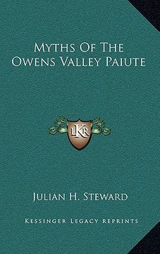 portada myths of the owens valley paiute (en Inglés)