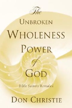 portada the unbroken wholeness power of god (in English)