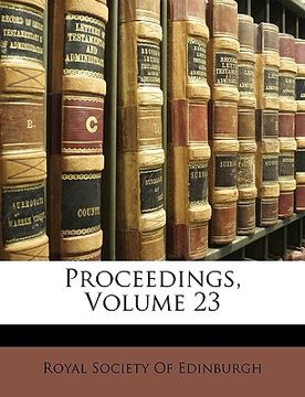 portada proceedings, volume 23 (in English)