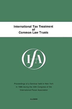 portada international tax treatment of common law trusts (en Inglés)