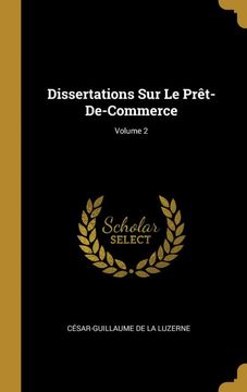portada Dissertations sur le Prêt-De-Commerce; Volume 2 (in French)