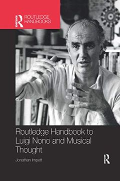 portada Routledge Handbook to Luigi Nono and Musical Thought (Routledge Music Handbooks) (en Inglés)