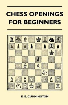 portada chess openings for beginners (en Inglés)