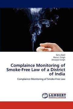 portada complaince monitoring of smoke-free law of a district of india (en Inglés)
