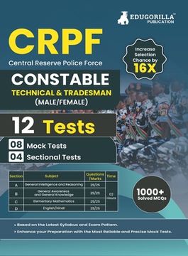 portada CRPF Constable Technical and Tradesman Exam 2023 (English Edition) - 8 Full Length Mock Tests and 4 Sectional Tests with Free Access to Online Tests (en Inglés)