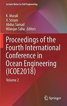 portada Proceedings of the Fourth International Conference in Ocean Engineering (Icoe2018): Volume 2 (Lecture Notes in Civil Engineering) (en Inglés)
