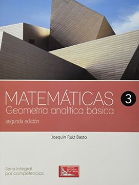 portada Matematicas Geometria Analitica Basica 3 Bachillerato