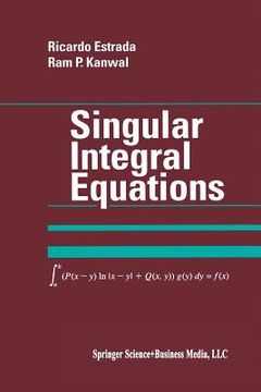 portada Singular Integral Equations (en Inglés)