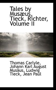 portada tales by mus us, tieck, richter, volume ii (en Inglés)