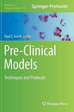 portada Pre-Clinical Models: Techniques and Protocols (Methods in Molecular Biology) (en Inglés)