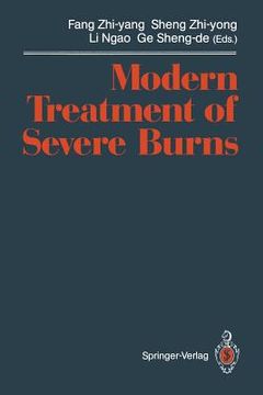 portada modern treatment of severe burns (en Inglés)