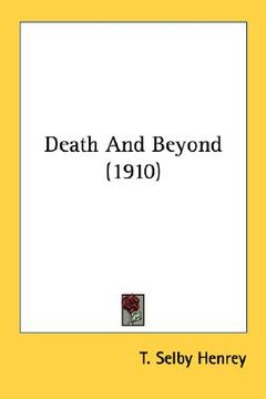 portada death and beyond (1910) (en Inglés)