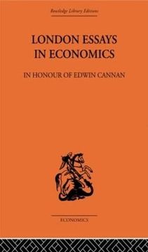 portada London Essays in Economics: In Honour of Edwin Cannan (en Inglés)
