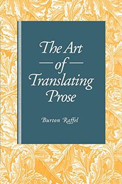 portada The art of Translating Prose (in English)