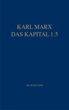 portada Marx das Kapital 1. 1. -1. 5. / das Kapital 1. 5: Die Wertform (en Alemán)
