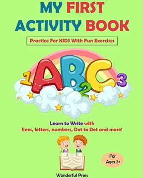 portada My First Activity Book: Practice for Kids With fun Exercises (en Inglés)