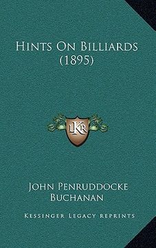 portada hints on billiards (1895) (en Inglés)