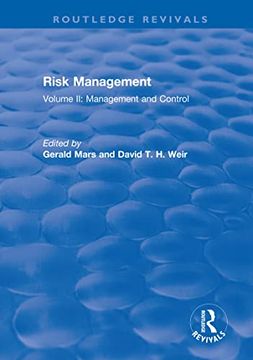 portada Risk Management: Volume ii: Management and Control (Routledge Revivals) (en Inglés)