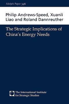 portada the strategic implications of china's energy needs (en Inglés)