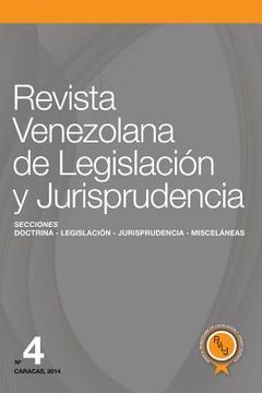 portada Revista Venezolana de Legislación y Jurisprudencia N° 4 (in Spanish)