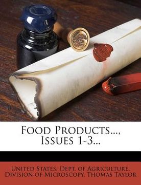 portada food products..., issues 1-3... (in English)