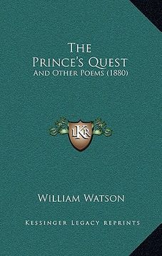 portada the prince's quest: and other poems (1880) (in English)