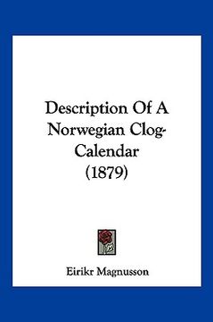 portada description of a norwegian clog-calendar (1879) (in English)