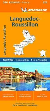 portada Languedoc-Roussillon - Michelin Regional map 526 (Michelin Maps, 526)