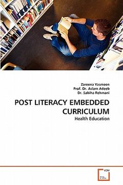 portada post literacy embedded curriculum (en Inglés)